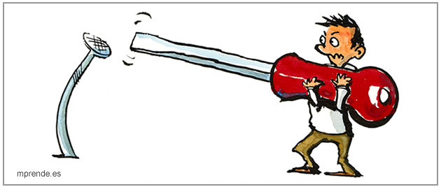 Cuando los clavos no tienen ranura. Un cuento sobre herramientas - mprende.es